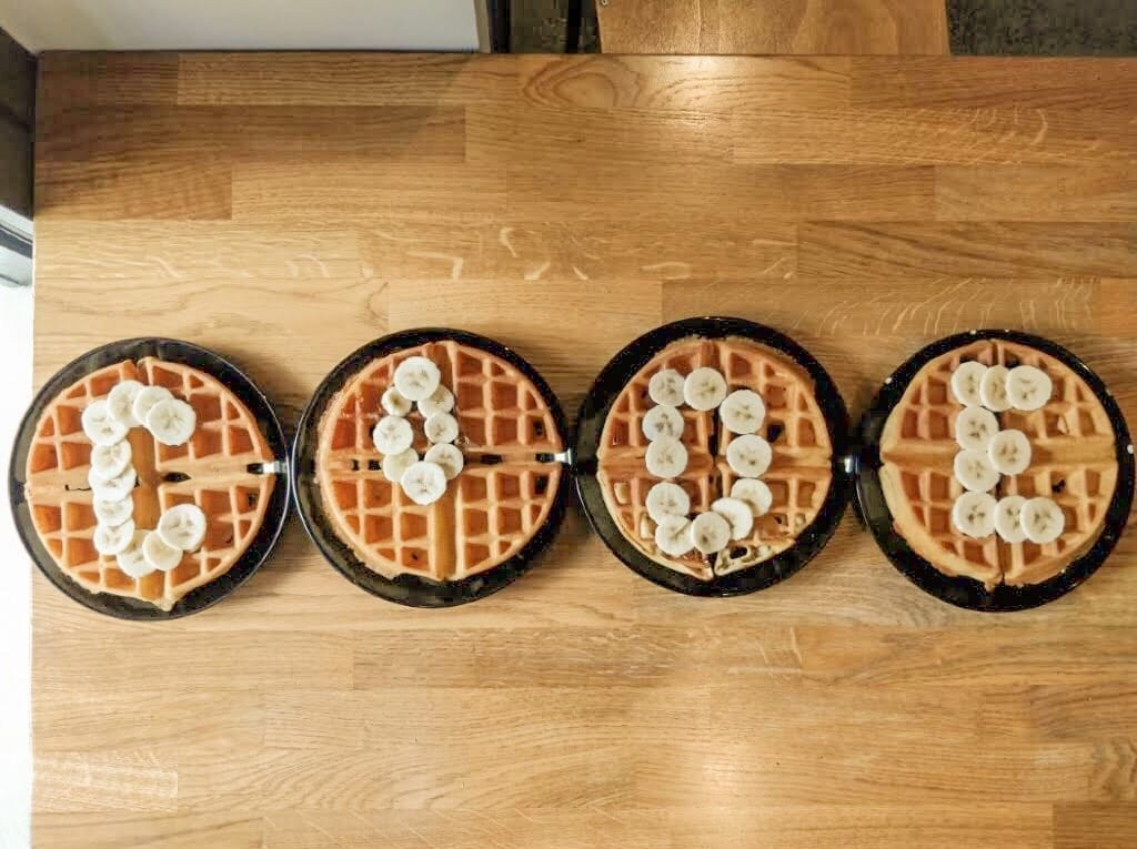 Waffle at CoDE Hostel